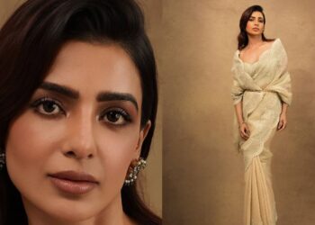 Samantha:”చీరలోనూ చందమామలా.. సన్నజాజి తీగలా సమంత ✨🌼”