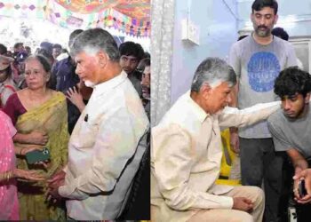 VeeraiahMurderCase:టీడీపీ నేత వీరయ్య చౌదరికి సీఎం చంద్రబాబు నివాళి