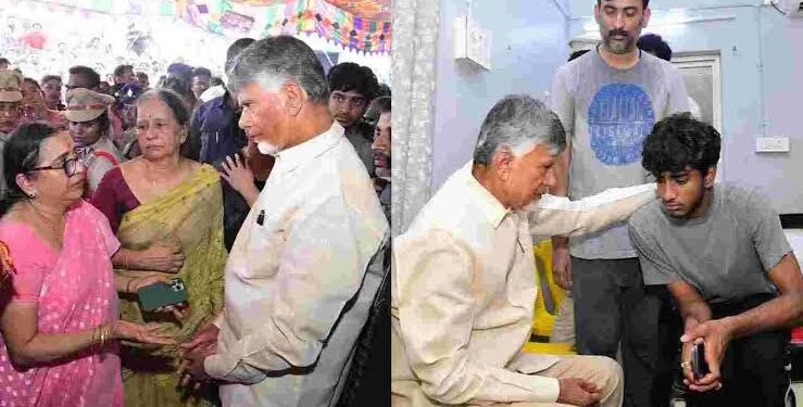 VeeraiahMurderCase:టీడీపీ నేత వీరయ్య చౌదరికి సీఎం చంద్రబాబు నివాళి