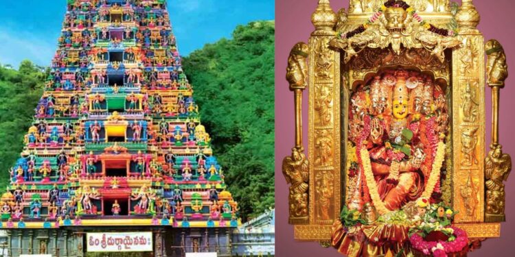 Navaratri2025:విజయవాడ ఇంద్రకీలాద్రి కనకదుర్గమ్మ — శ్రీ గాయత్రి దేవి ఆలంకారం దర్శనం