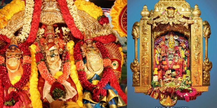 Vijayawada: ఇంద్రకీలాద్రి 5వ రోజు అలంకారం: శ్రీ మహాలక్ష్మీ దేవిగా కనకదుర్గమ్మ దర్శనం