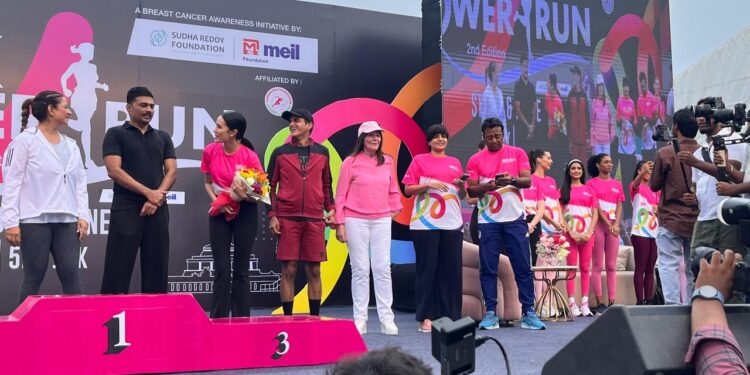 Meil Sudha Reddy: బ్రెస్ట్ క్యాన్సర్పై అవగాహన కల్పించడమే లక్ష్యంగా..పింక్ పవర్ రన్