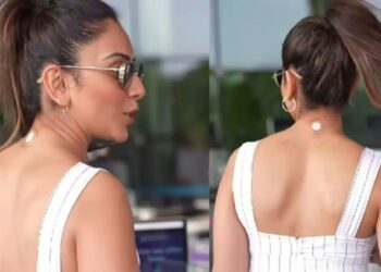 Rakul Preet Singh: రకుల్ కి ఏమైంది.. ఏంటా స్టిక్కర్ ?