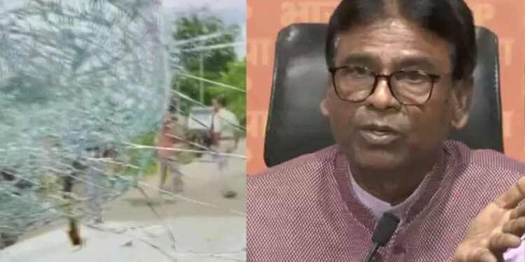 Bjp Mp khagen Murmu: వరద బాధితులకు సాయం చేస్తుండగా ఎంపీపై రాళ్ల దాడి.. తలకు తీవ్ర గాయాలు..అసలేమైందంటే?