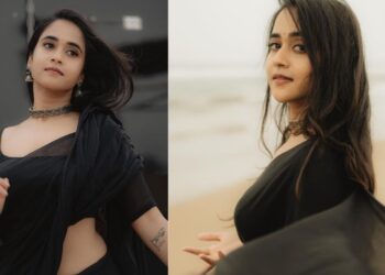Deepthi Sunaina: చీరలో అందాల ఆరబోత..ఇంటర్నెట్ షేక్!