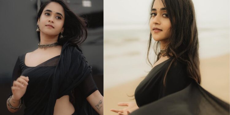 Deepthi Sunaina: చీరలో అందాల ఆరబోత..ఇంటర్నెట్ షేక్!