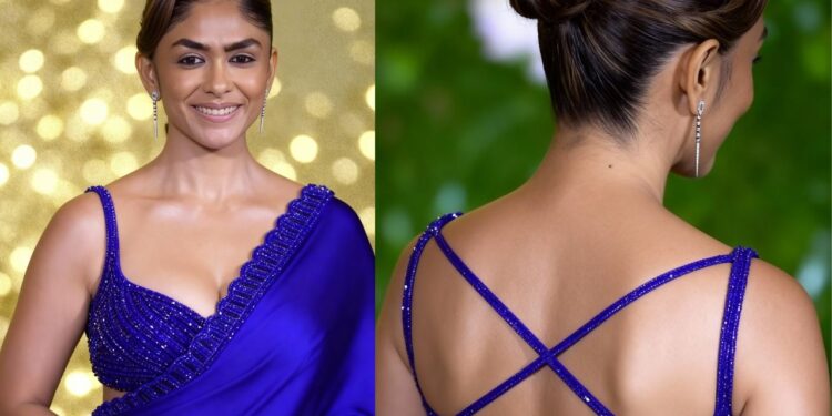 Mrunal Thakur: నీలి చీరలో అందాల మాయ