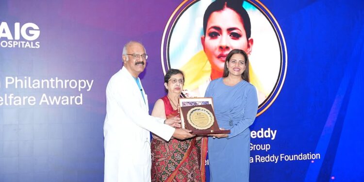 SudhaReddy:AIG హాస్పిటల్స్‌లో సుధా రెడ్డి సత్కారం | డా. నాగేశ్వర రెడ్డి సేవలకు ప్రశంసలు