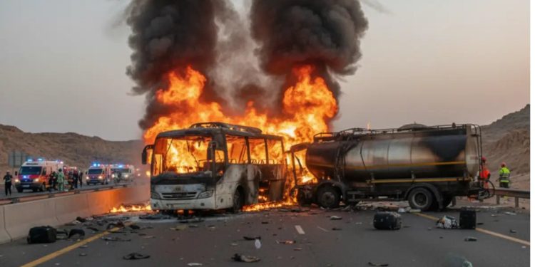 Saudi Arabia: “మదీనాలో భారతీయ యాత్రికుల బస్సుకు ప్రమాదం.. 45 మంది మృతి..ప్రమాదం ఎలా జరిగిదంటే?