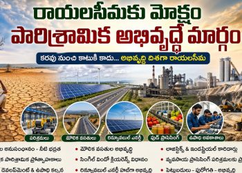 #Rayalaseema, #IndustrialDevelopment, #AndhraPradesh, #RayalaseemaGrowth, #MakeInIndia, #SolarEnergyIndia, #CementIndustry, #FoodProcessing, #StartupIndia, #EconomicDevelopment, #Infrastructure, #JobCreation, #RuralDevelopment, #InvestInAP, #RayalaseemaFuture, #DevelopmentMatters, #IndiaGrowth, #PolicyReforms, #SustainableDevelopment