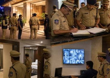 #HyderabadPolice, #Hyderabad, #CPCVAnand, #PoliceChecking, #OYORooms, #Lodges, #GuestHouses, #HotelInspection, #HyderabadAlert, #CitySecurity, #CrimeControl, #TelanganaPolice, #PoliceDrive, #SecurityCheck, #BreakingNews, #HyderabadNews, #TeluguNews, #LawAndOrder, #PublicSafety, #HotelRules, #SpecialDrive, #CCTVMonitoring, #SafetyFirst, #TrendingNews, #LatestNews, #HyderabadCity, #PoliceAction, #TelanganaNews, #SecurityAlert, #OYORoomsCheck