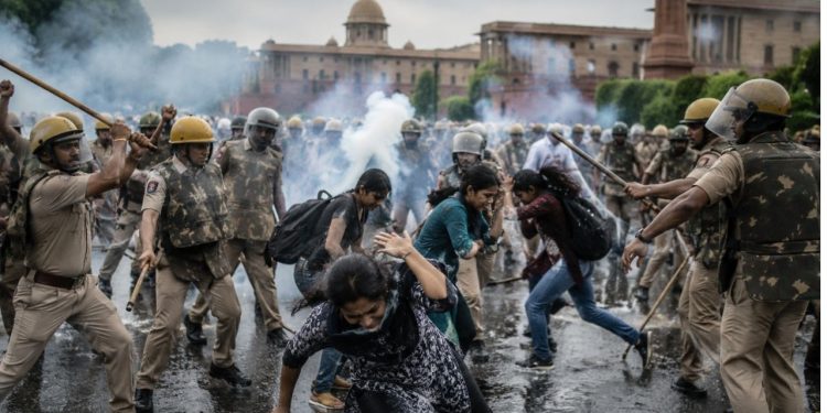Delhi Student Protest