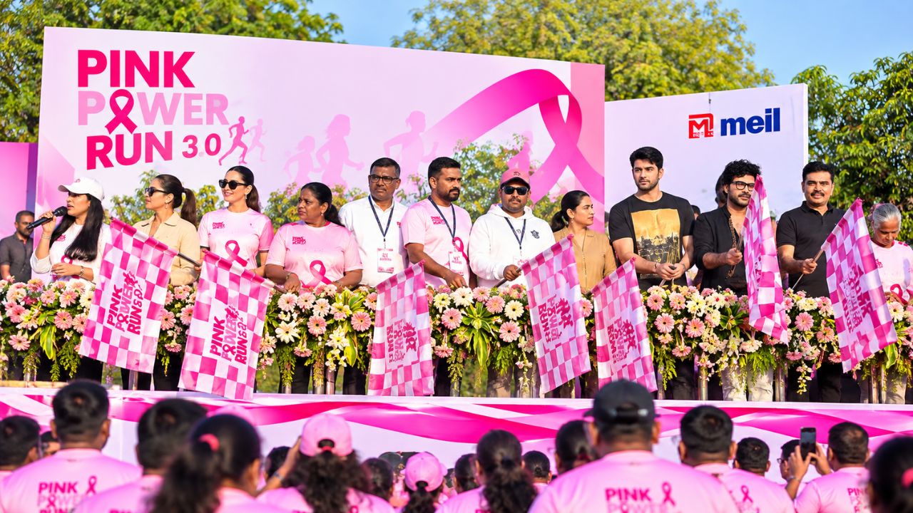 Pink Power Run 3.0: హైదరాబాద్‌లో ఘనంగా పింక్ పవర్ రన్.. వేలాదిగా పాల్గొన్న రన్నర్లు